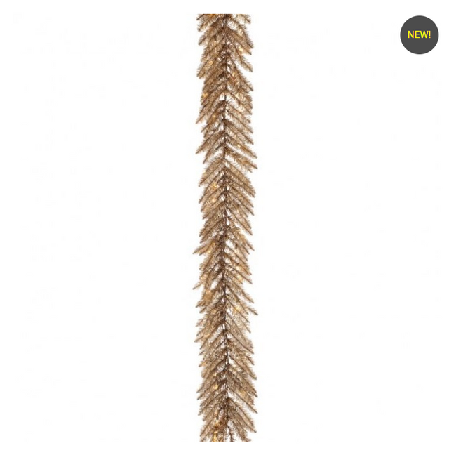 6' Champagne Garland LED