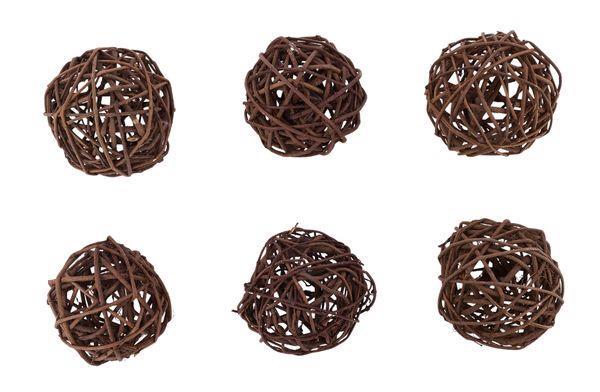 4" Diameter Grapevine Balls | Set of 6