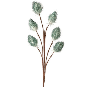 46" Foam Thistle Stem | Ivory Teal or Navy