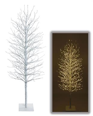 4'|5|6' Holiday Lit Artificial White Birch Tree | Sold Separately