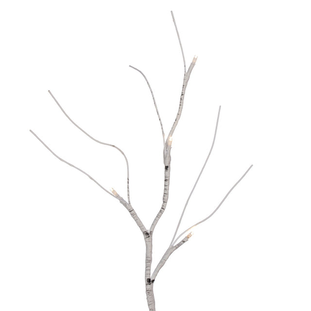 30" White Birch Twig Branch LED 40WW B/O 2/Box
