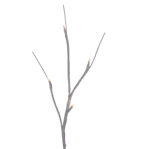 30" White Birch Twig Branch LED 40WW B/O 2/Box