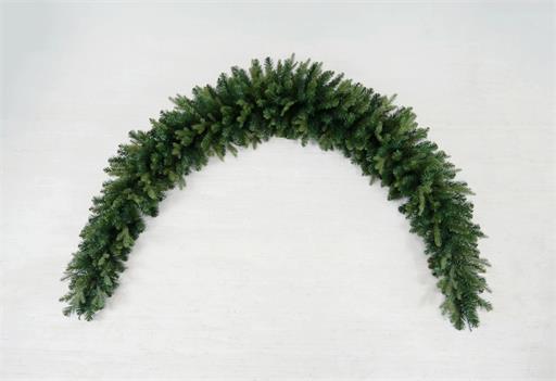 9' Mantel Swag Green Garland