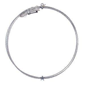 18" or 24" Warm White Twinkle LED Ball Steel Wire Silhouette Light