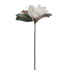 29" Glitter Magnolia Stem