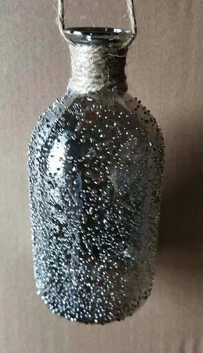 Large Bottle/Urn with Twine, oval