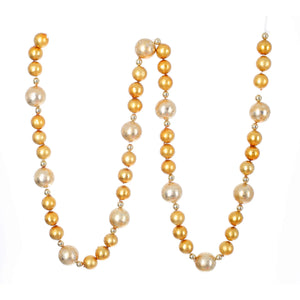 5' Golden Jewel Ball Garland