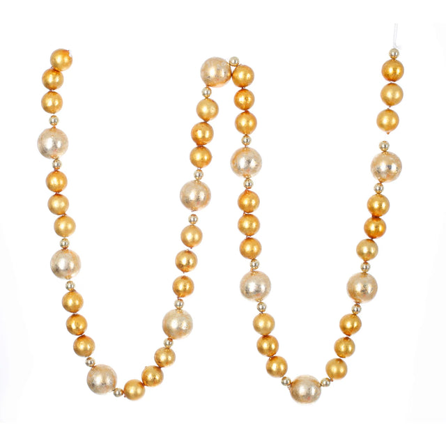 5' Golden Jewel Ball Garland