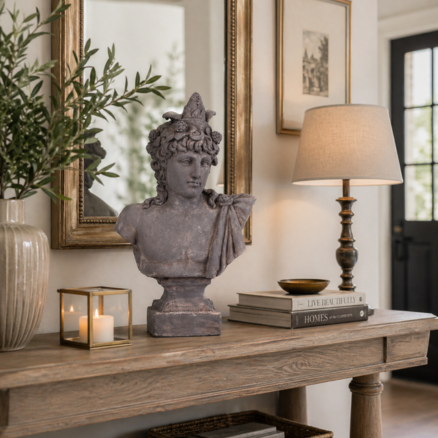 25.5" Hermes Bust Statue