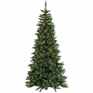 7.5' Anchorage Fir Slim Artificial Christmas Tree