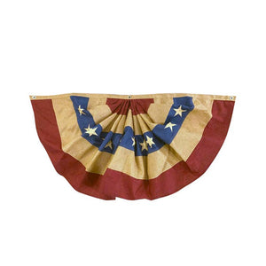 36" x 18" Burlap Patriotic Bunting