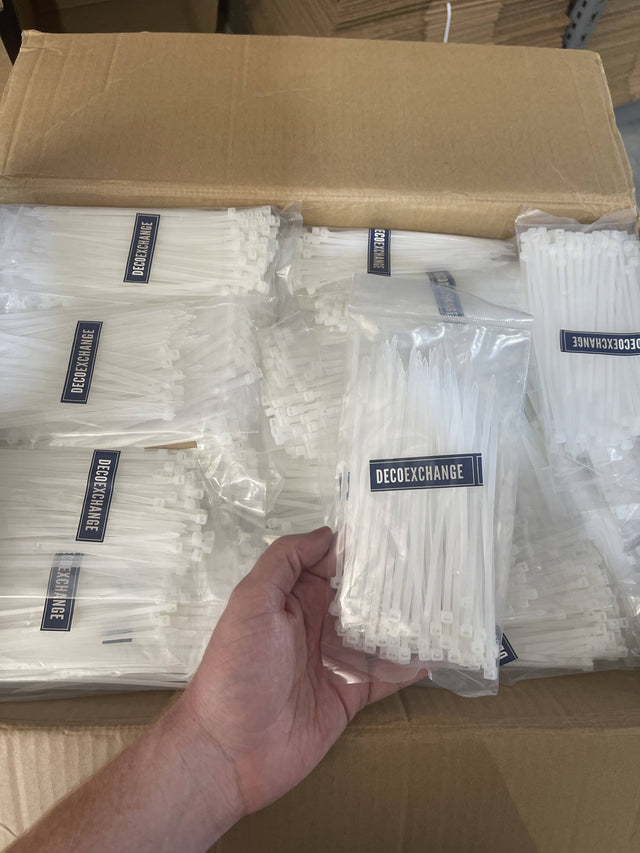 Zip Ties Bag of 100 - 6" 18lb