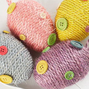 Twisted Cord Easter Egg Ornaments, additional view