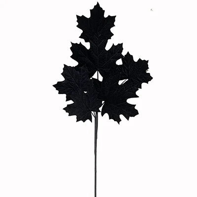 Black Velvet Maple Leaves Spray