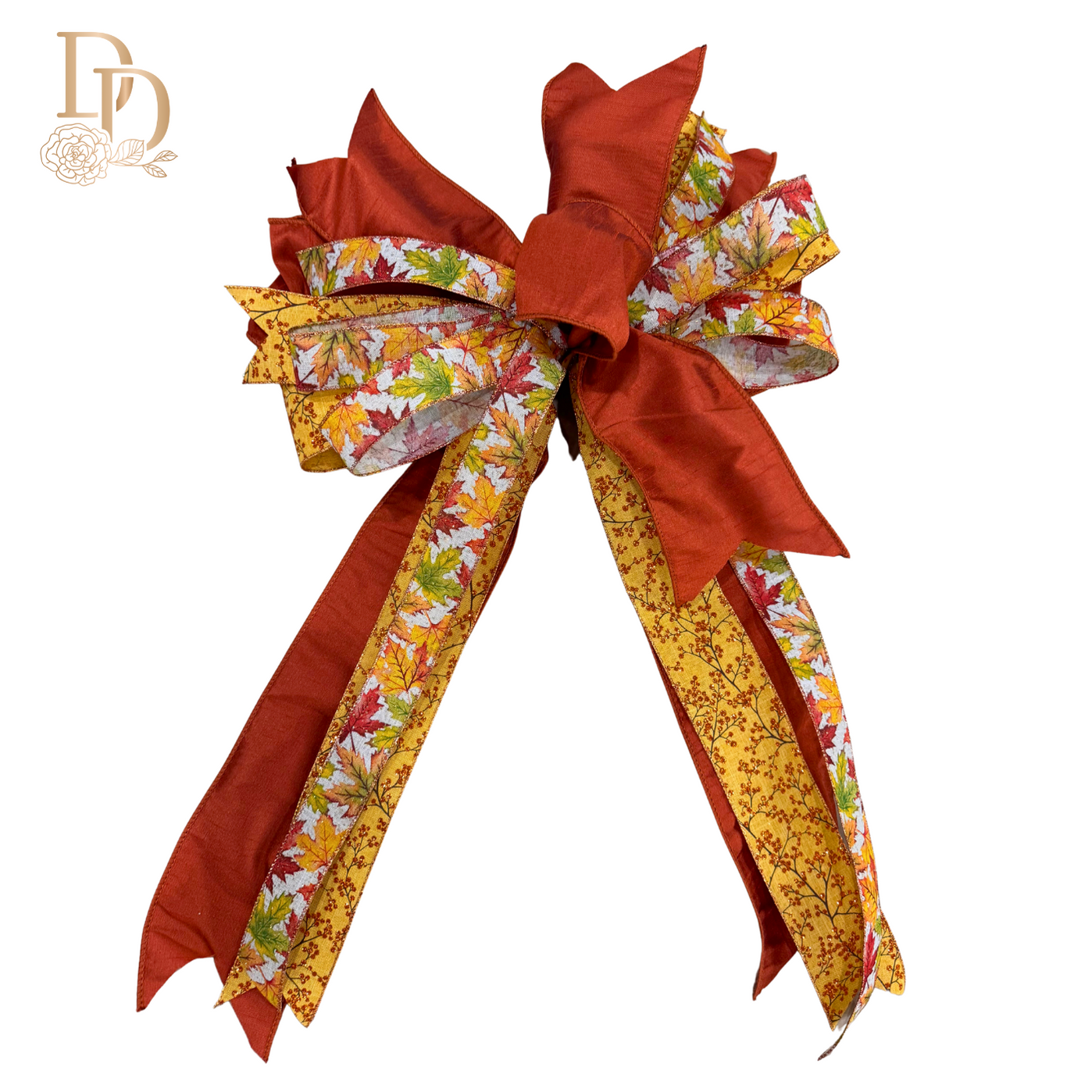 Fall Color Bow Exclusive Fall & Halloween Handtied Designer Bows– Design Decor Knoxville