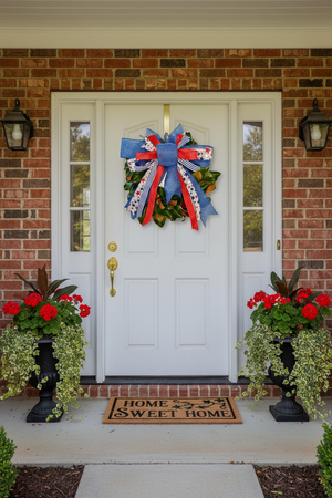 21" Stars & Stripes Handtied Patriotic Bow