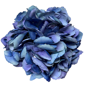 19" Blue Watercolor Hydrangea Stem