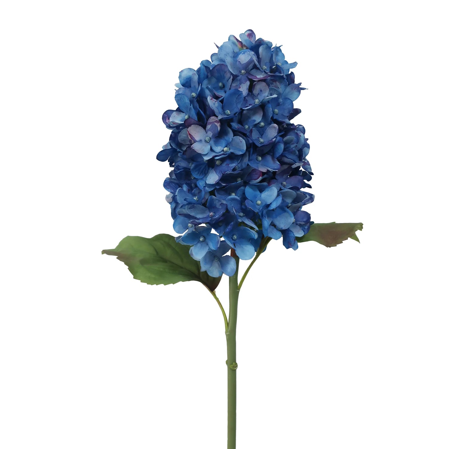 Blue Watercolor Faux Hydrangea - 23"
