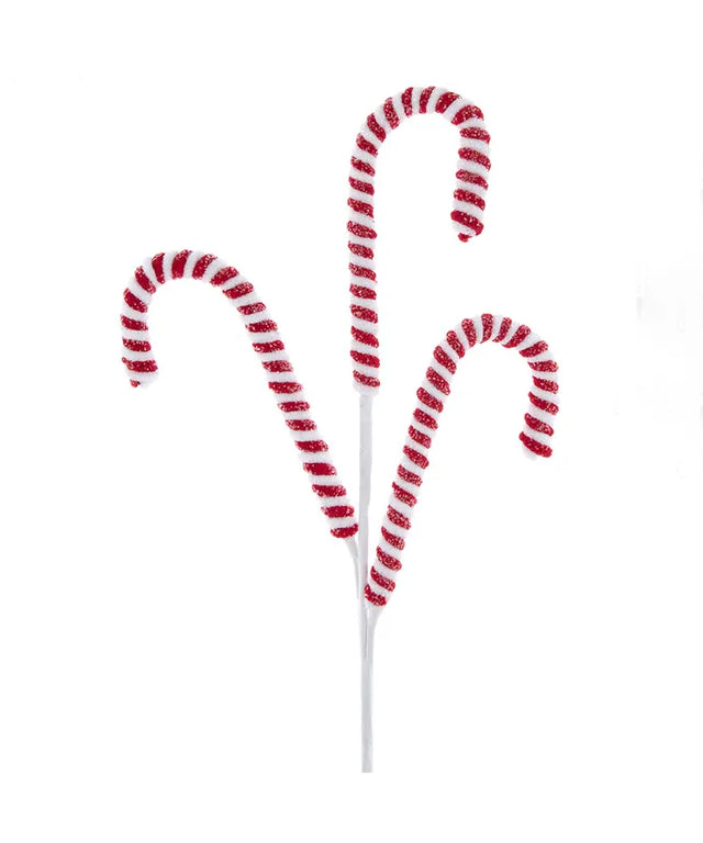 26" Red & White Candy Cane Pick