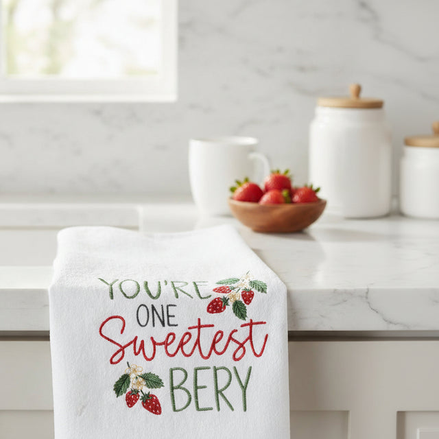 Sweetest Pick Strawberry Kitchen Towel