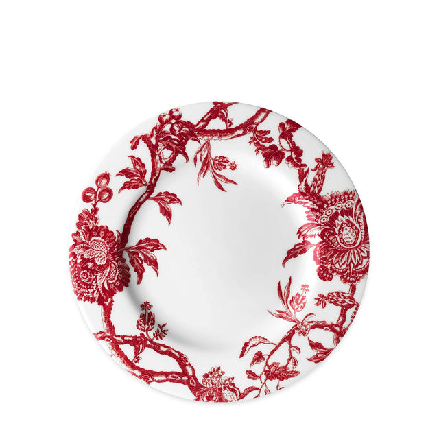 8" Arcadia Crimson Rimmed Salad Plate