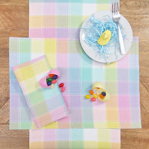 Easter Hana Color Block Plaid Napkin