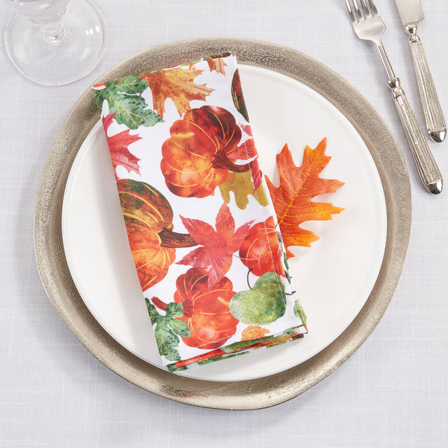 20" Pumpkin Foliage Napkin