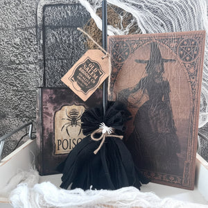 12" Primitive Witch Broom Halloween Fall Home Decor