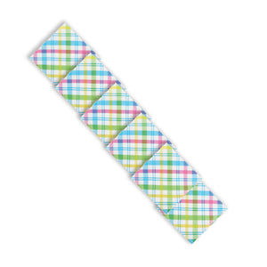 18" Easter Spring Blossom Plaid Napkin