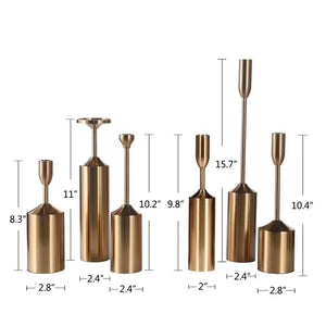 16"-8" Set of 3 Dann Foley Lifestyle| Gold Metal