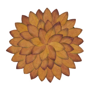 15" Copper Fall Leaves Placemat