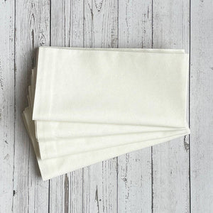 Ivory Solid Napkin Set of 4