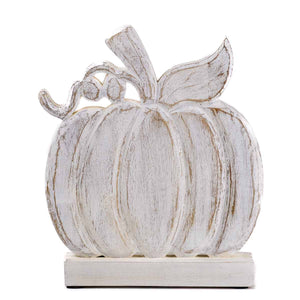 11" Portland Pumpkin | Antique White