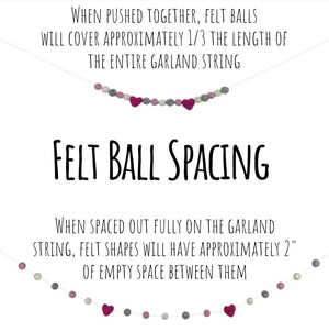 6' Fall Football Garland | Man Cave & Home Decor