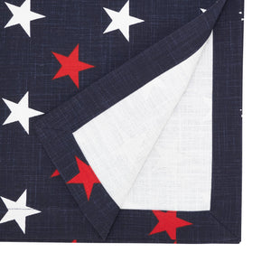 72" Patriotic Americana Stars Table Runner