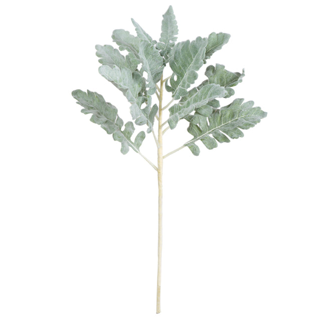 17" Green Dusty Miller Spray