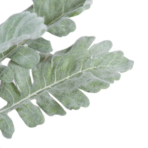 17" Green Dusty Miller Spray
