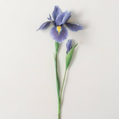 31 inch Purple Iris Spray