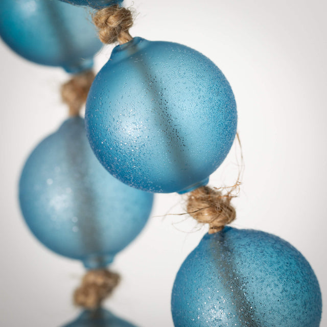 Blue and Green Beaded Garland