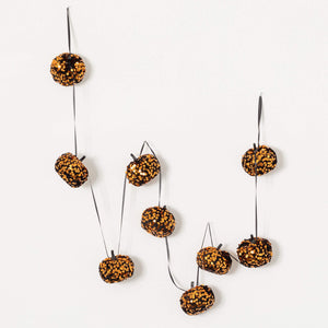 6' Shimmer Gold Pumpkin Garland