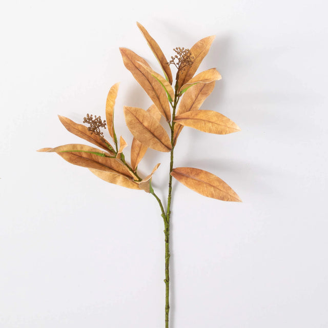 28" Leaf Seed Spray | Amber, Brown, or White/Gray