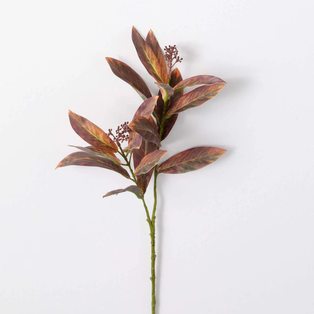 28" Leaf Seed Spray | Amber, Brown, or White/Gray