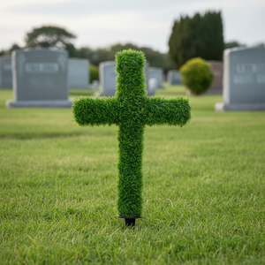 26" UV Grass Cross Stake with Hanger