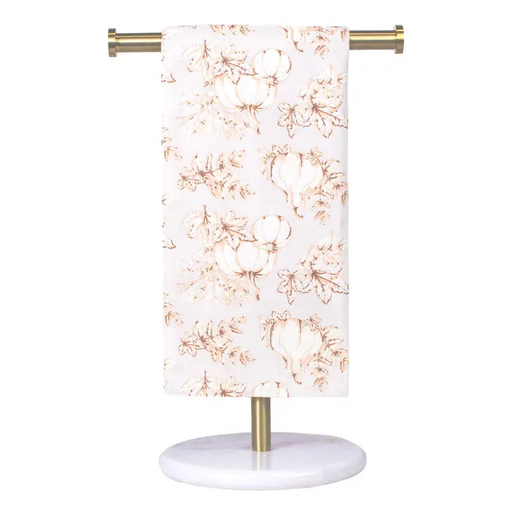Harvest Toile Neutral Fall Kitchen Towel 20"x28"