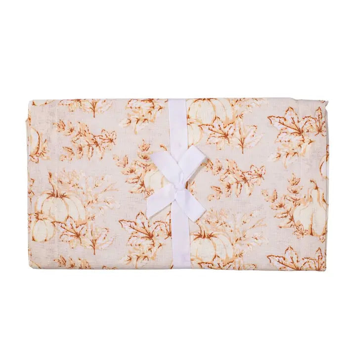 Harvest Toile Turtledove Neutral Fll Table Runner | 13x90"