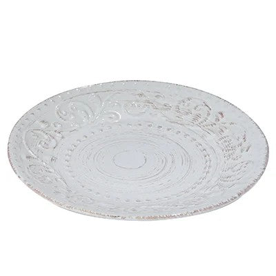 Rustic Flare White Plate | 11" Dinner Plate & 8" Salad Plate Available