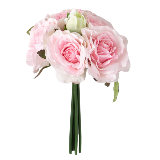 Shades of Pink Spring Tea Rose Bouquet