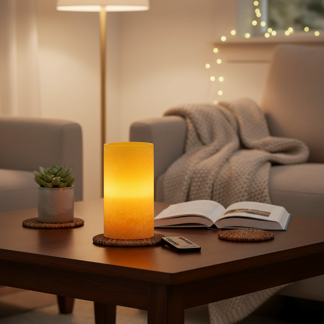 6" Vance Kitira Flameless Candle | Brown Sugar