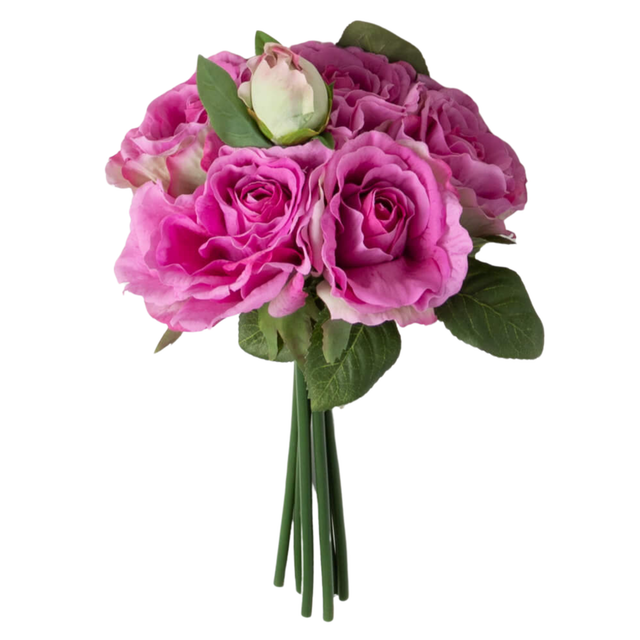 Shades of Pink Spring Tea Rose Bouquet