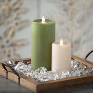 LED Wax Pillar Candles
